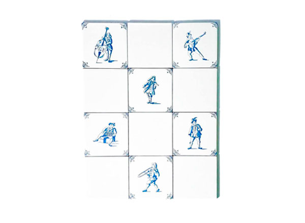 Набор изразцов Голландский. Музыканты 1