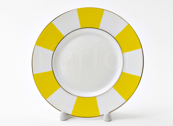 Блюдце чайное Алиса желтый 3 Прима