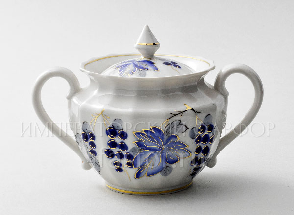 Сахарница Виноградные листья Ампир