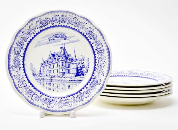 Набор тарелок десертный CHATEAUX DE LA LOIRE GIEN Рошель