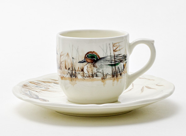 Чашка с блюдцем кофейная SOLOGNE GIEN Рошель