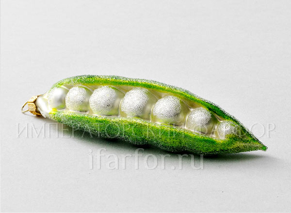 Christmas tree toy Berries and fruits. Green pea