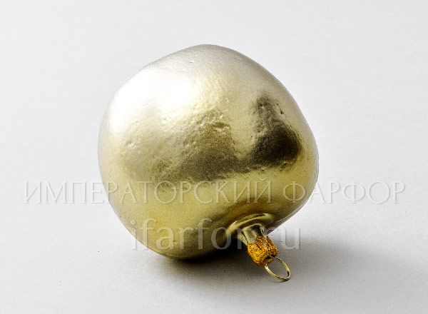 Christmas tree toy Berries and fruits. Apple gold