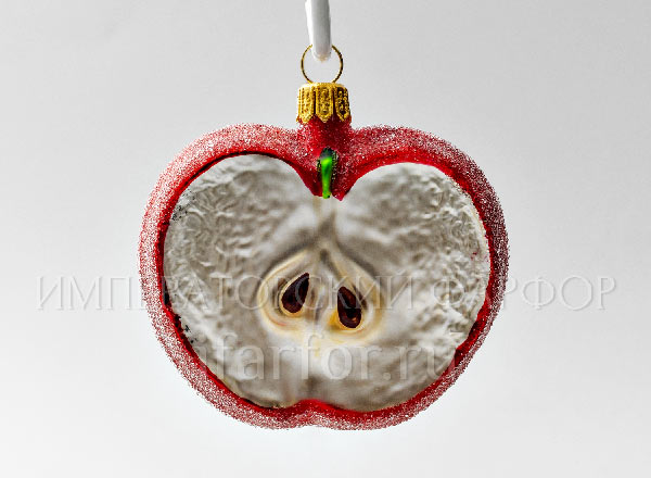 Christmas tree toy Berries and fruits. Apple slice