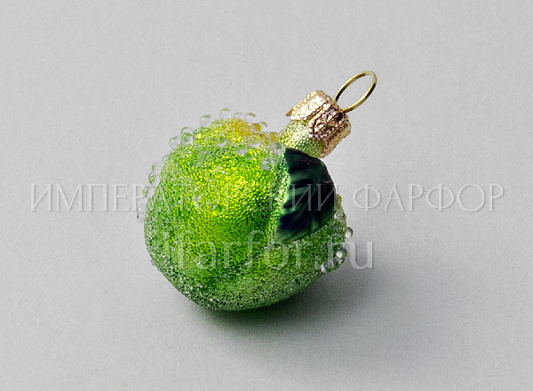 Christmas tree toy Berries and fruits. Green apple
