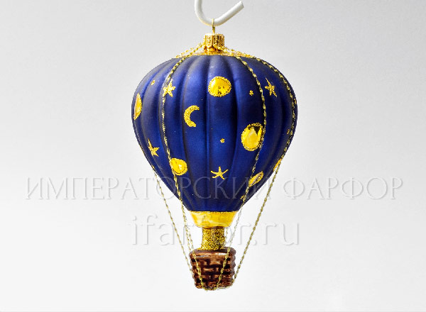 Елочная игрушка Воздушный шар с лунным светом