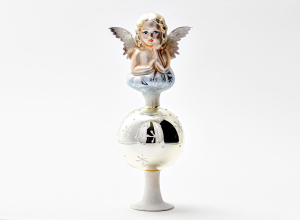 Елочная игрушка Верхушка для елки Нежный ангел
