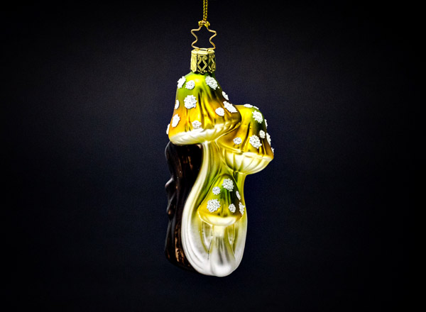 Елочная игрушка Грибы. Сказочные грибы