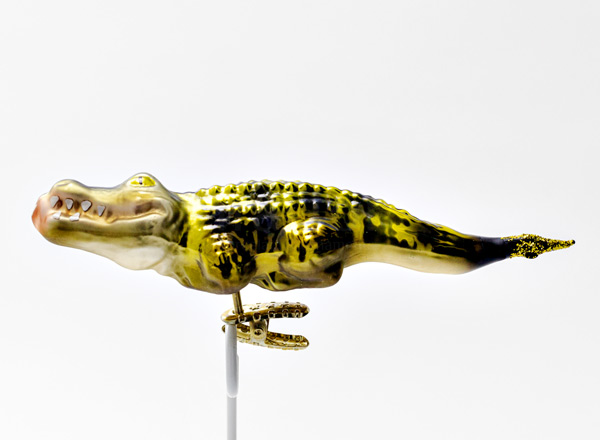 Елочная игрушка Крокодил