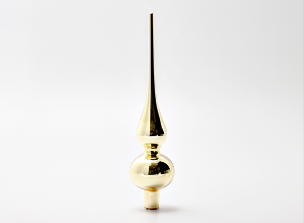 Елочная игрушка Верхушка для елки Пика золото