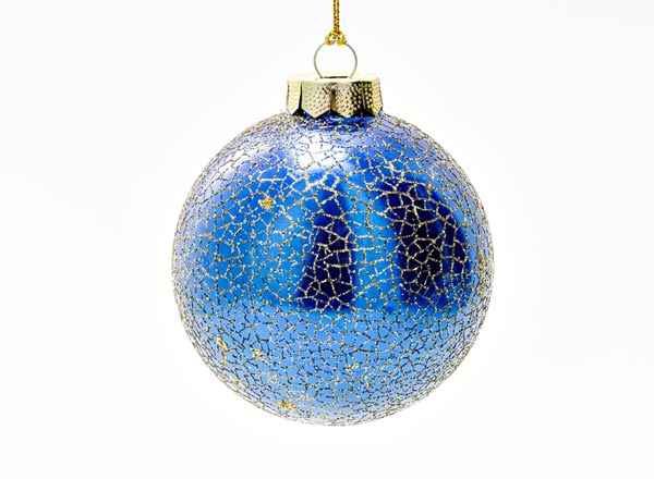 Christmas tree toy Christmas ball Brilliant Nightfall blue
