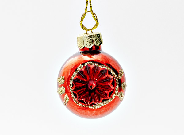 Елочная игрушка Шар-рефлектор мини 5