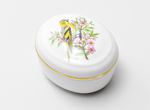 Туалетная коробочка Чижик Овальная