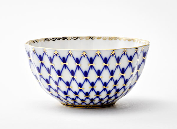 Миска Кобальтовая сетка Тюльпан