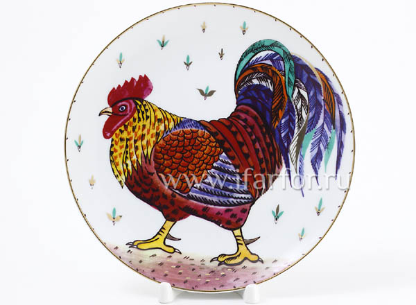 Тарелка декор Пестрый