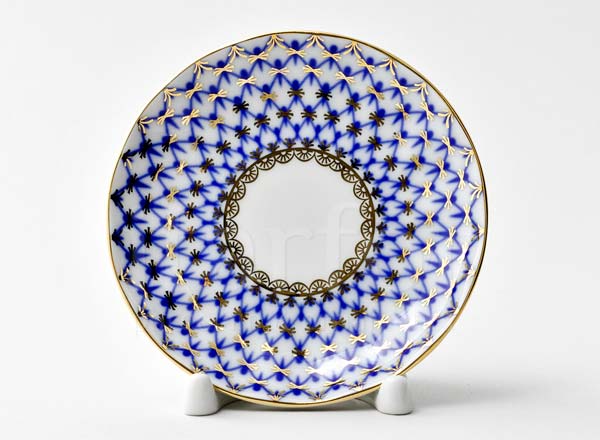 Блюдце кофейное Кобальтовая сетка Тюльпан