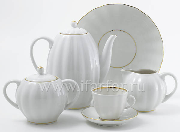 Сервиз кофейная Белоснежка 6/16 Тюльпан