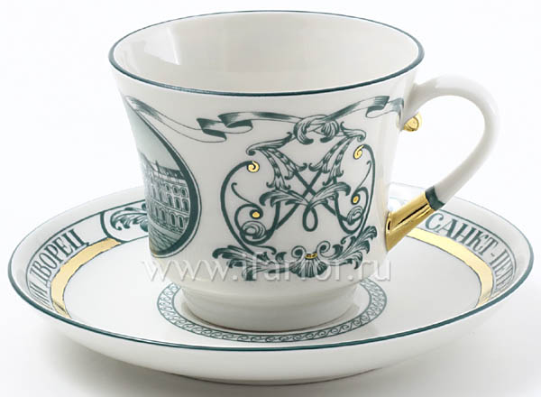 Чашка с блюдцем чайная Зимний дворец Банкетная