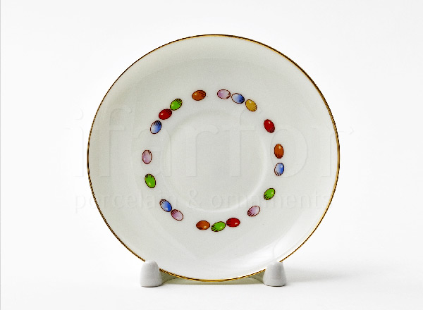 Блюдце кофейное Пасха и Кулич Ландыш