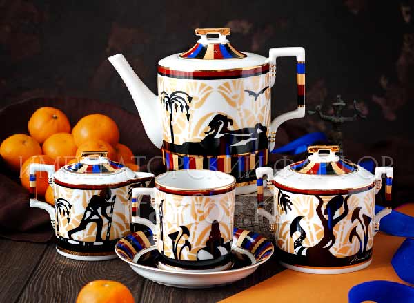 Сервиз чайный Анна Нетребко. Аида 6/15 Гербовая