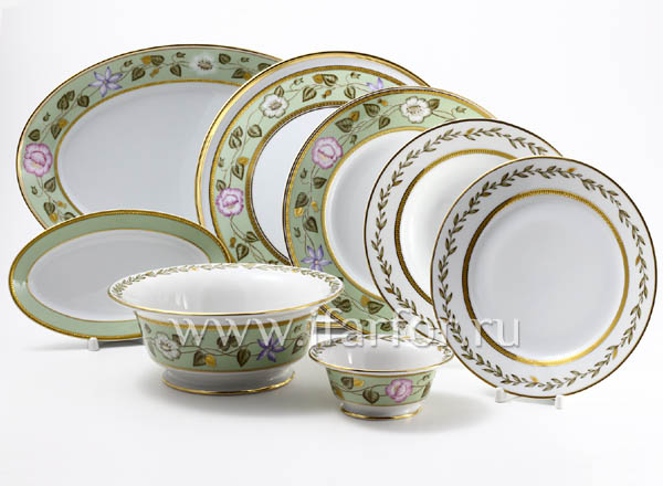 Table Set Nephrite background 6/24 European-2