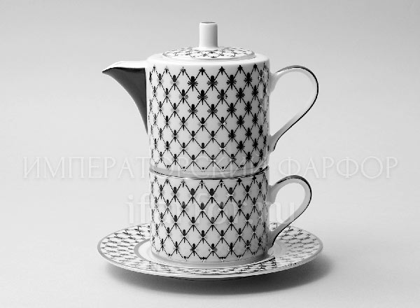 Set in a gift box Platinum mesh Solo