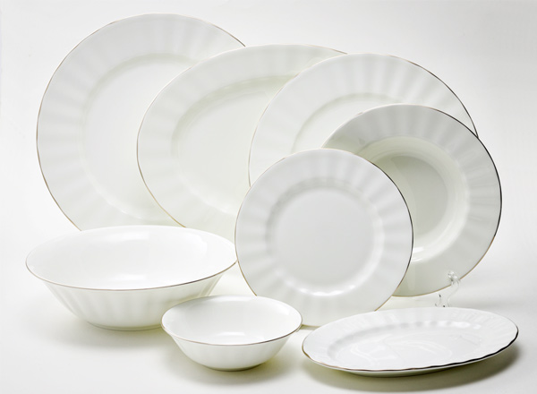 Сервиз столовый Платиновая лента 2 6/24 Нега