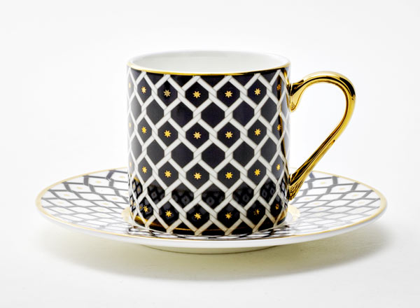 Чашка с блюдцем кофейная Неро 2 Идиллия