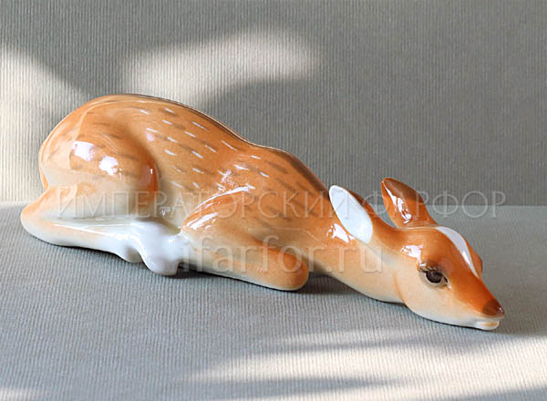 Скульптура Ланенок лежащий