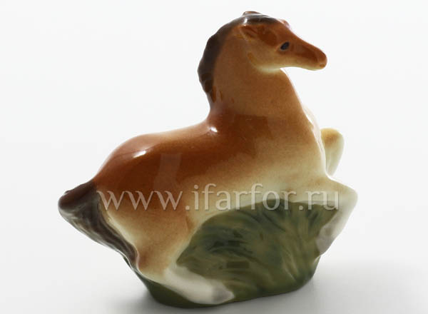 Sculpture Souvenir horse Redhead