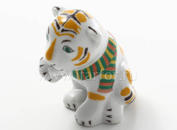 Скульптура Тигренок Чистюля Чистюля
