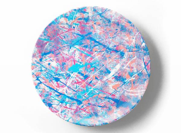 Декоративная тарелка Грег Ван Дайк Розовая композиция 6