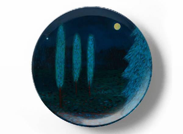 Декоративная тарелка Грег Ван Дайк Ночная прогулка