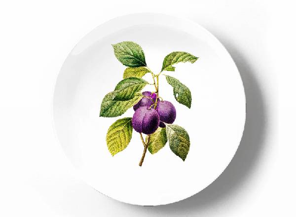 Декоративная тарелка Пьер Жозеф Редуте Слива 2