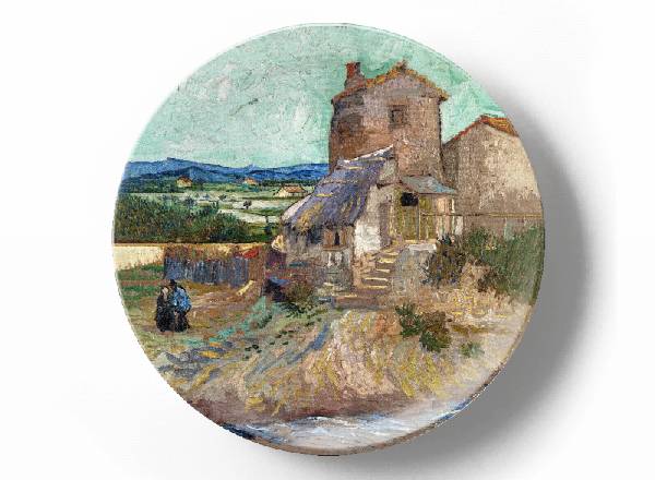 Декоративная тарелка Винсент Ван Гог Старая мельница