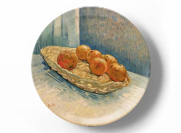 Декоративная тарелка Винсент Ван Гог Корзинка с апельсинами