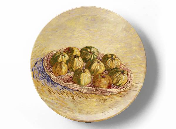 Декоративная тарелка Винсент Ван Гог Яблочная корзина