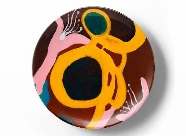 Декоративная тарелка Грег Ван Дайк Стрекоза