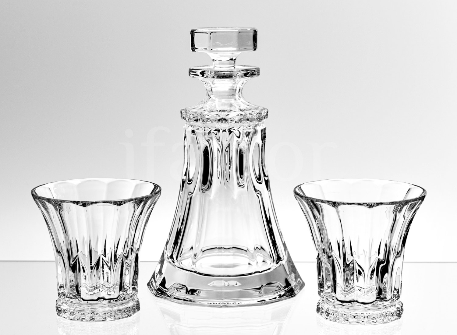 Набор для виски «Wellington» 2/3 Форма: Crystalite Bohemia. Хрустальное стекло. 300 мм.
