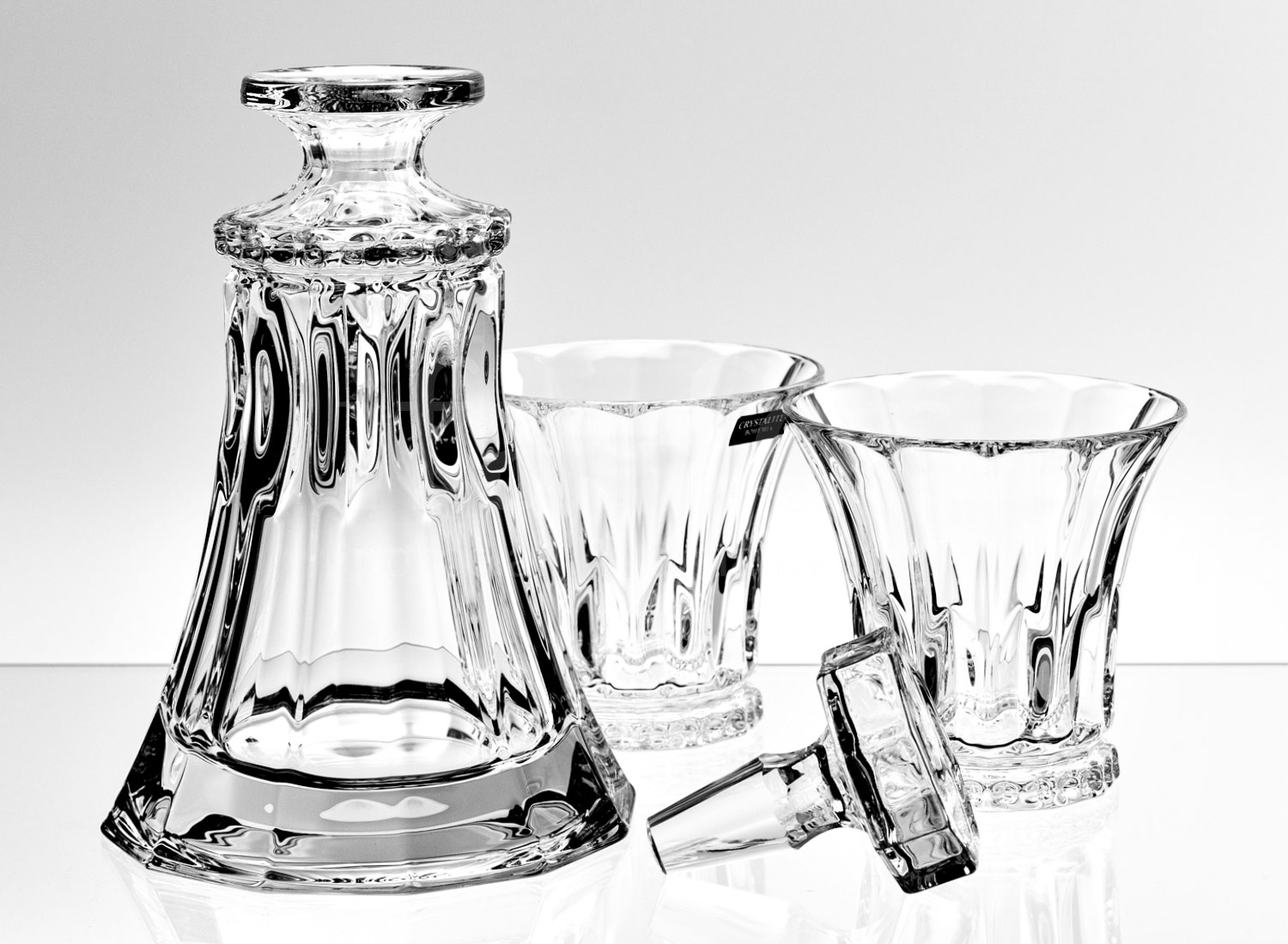 Набор для виски «Wellington» 2/3 Форма: Crystalite Bohemia. Хрустальное стекло. 300 мм.