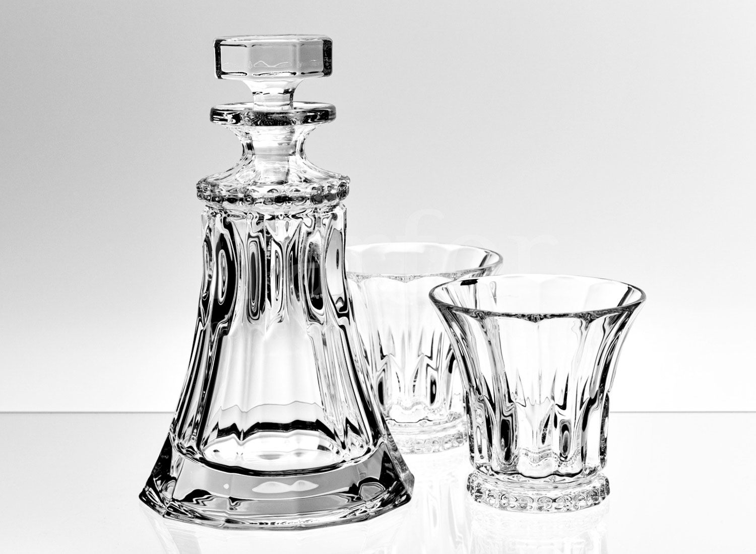 Набор для виски «Wellington» 2/3 Форма: Crystalite Bohemia. Хрустальное стекло. 300 мм.