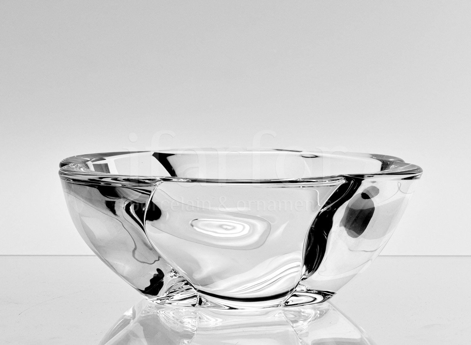 Ваза для конфет «Giftware Barley twist» Форма: Crystalite Bohemia. Хрустальное стекло. 200 мм.