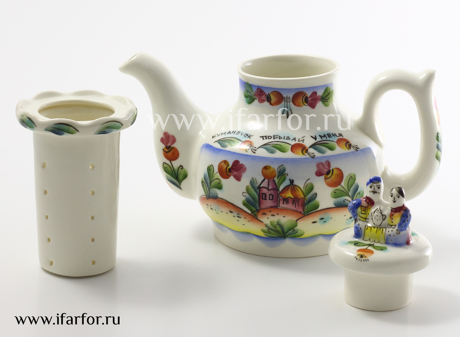 Чайник «Куманечек» Керамика. 570 мл.