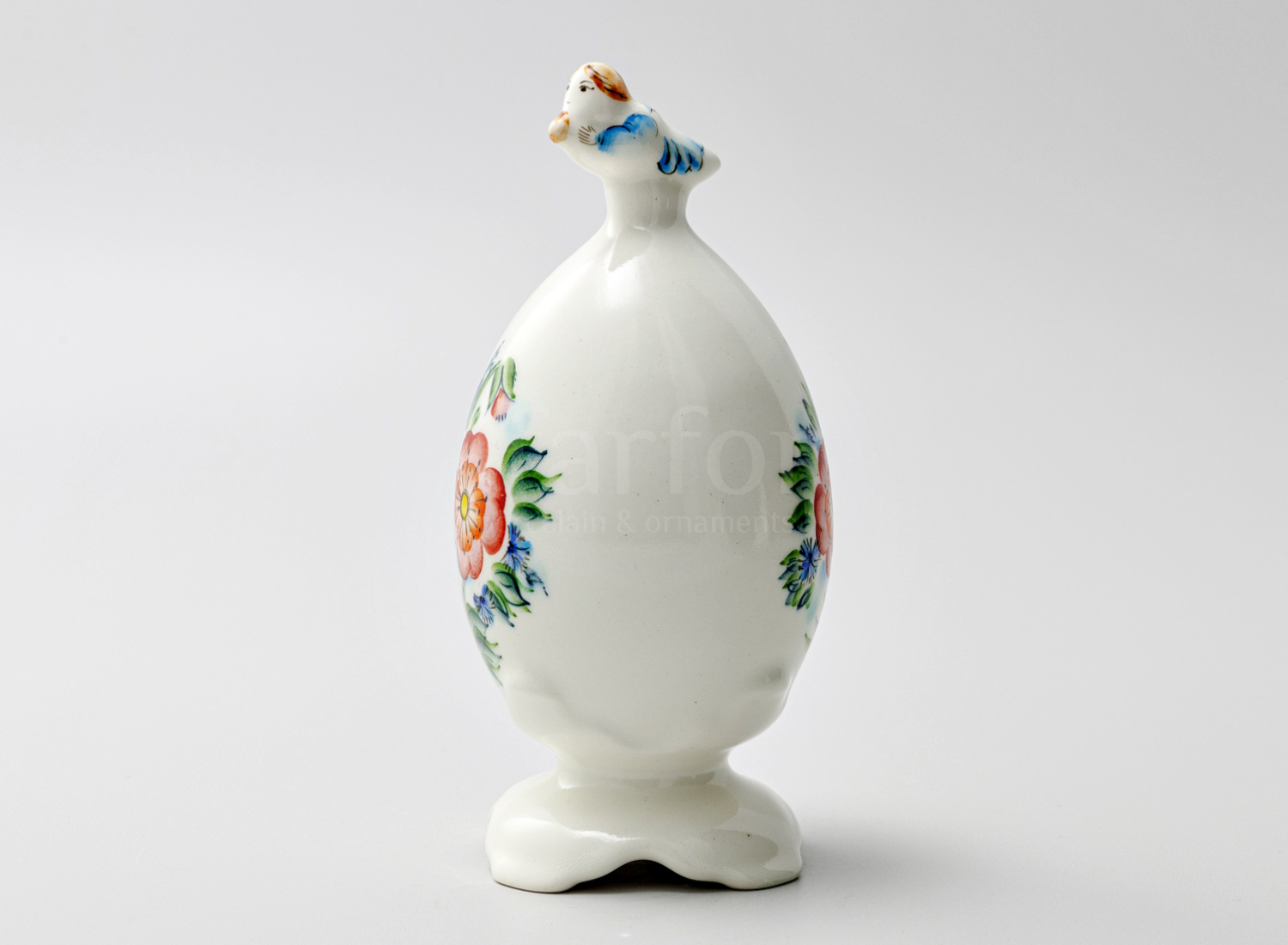 Яйцо пасхальное сувенирное «Маки 1 с ангелом»