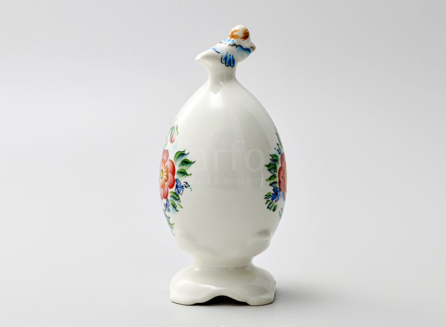 Яйцо пасхальное сувенирное «Маки 1 с ангелом»