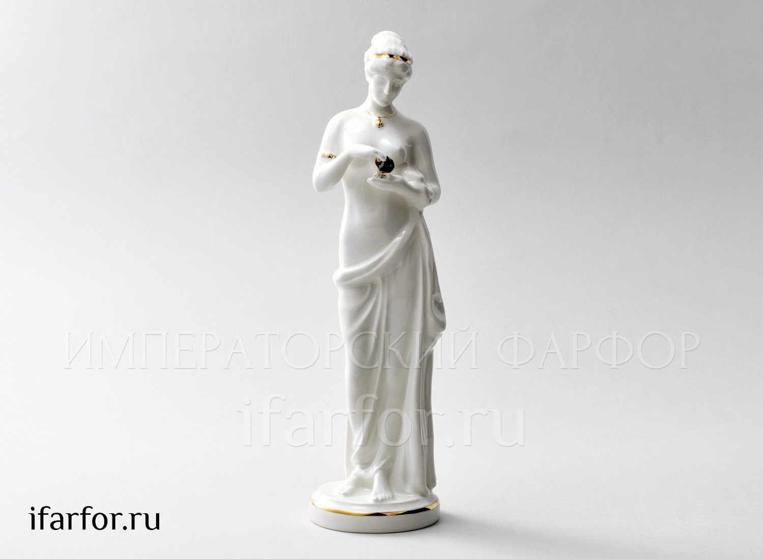 Скульптура «Венера с бабочкой» Форма: Венера с бабочкой. Фарфор. 75 x 275 мм.