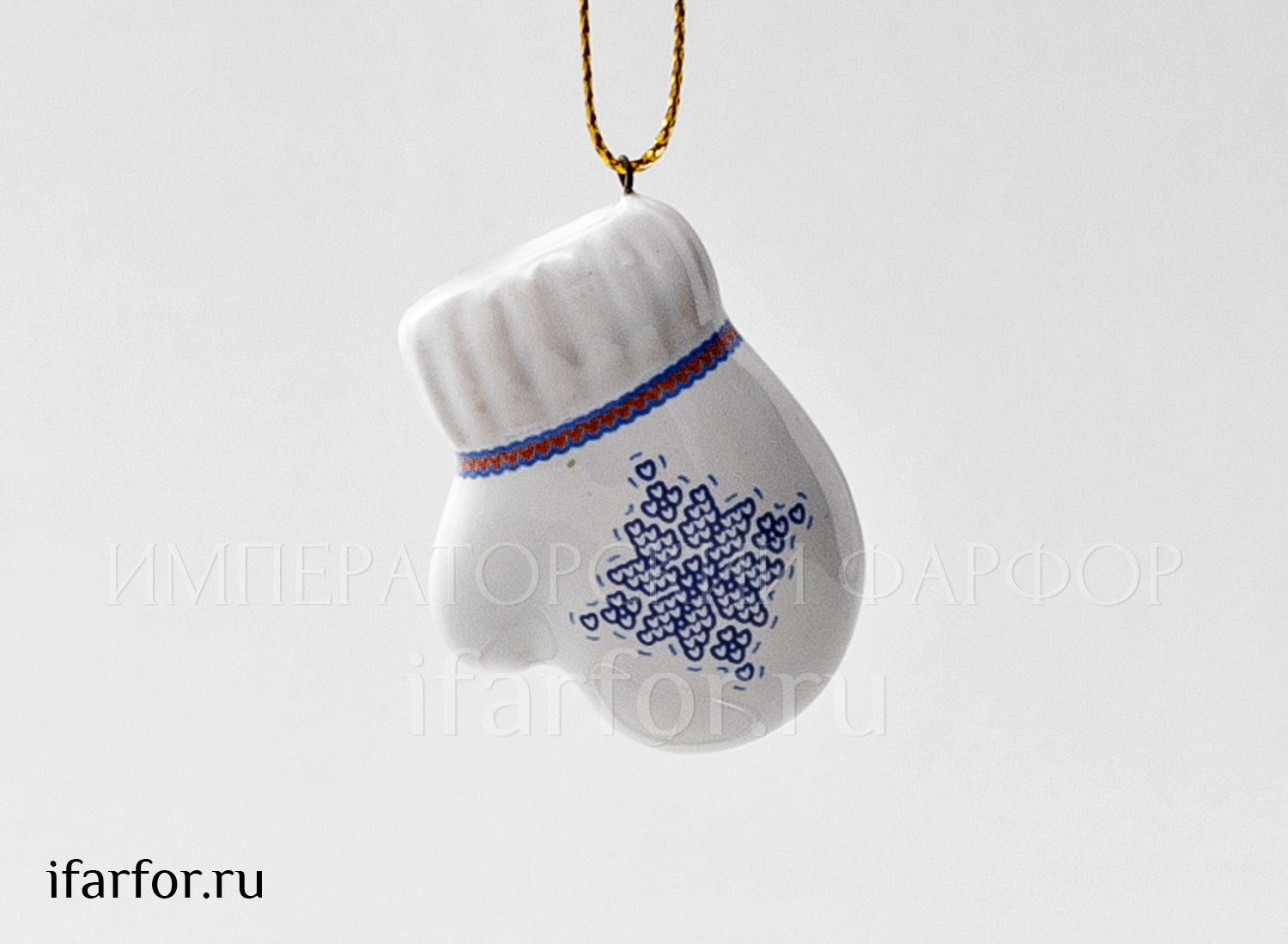 Елочная игрушка «Варежка»