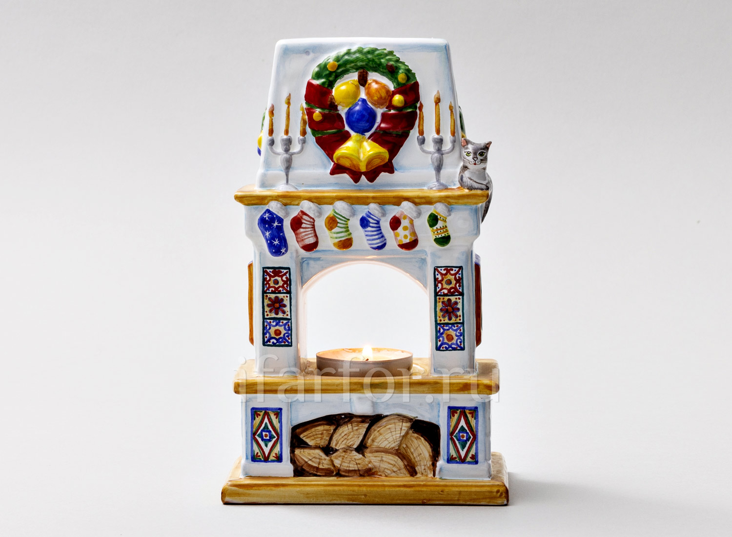 Подсвечник «Камин Рождественский»