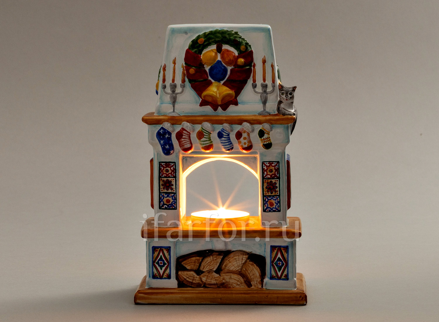 Подсвечник «Камин Рождественский»