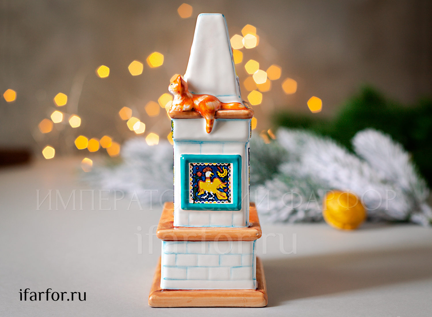 Подсвечник «Камин Пейзаж»